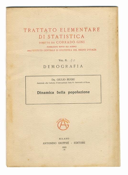 Dimamica della popolazione - copertina
