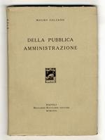 Della pubblica amministrazione
