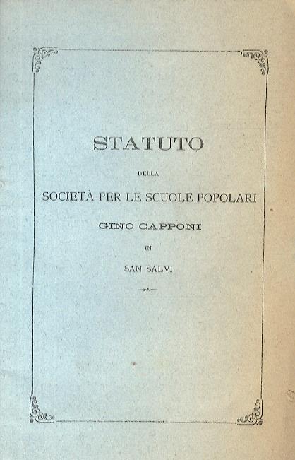 Statuto - copertina