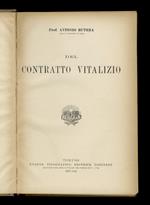 Del contratto vitalizio