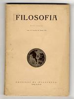 FILOSOFIA. Rivista trimestrale. Anno VI, fascicolo IV, ottobre 1955