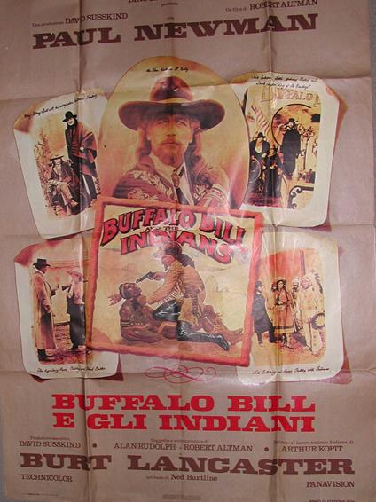 BUFFALO Bill e gli indiani. Paul Newman. Burt Lancaster. Regia di Robert Altman. [1976] - copertina