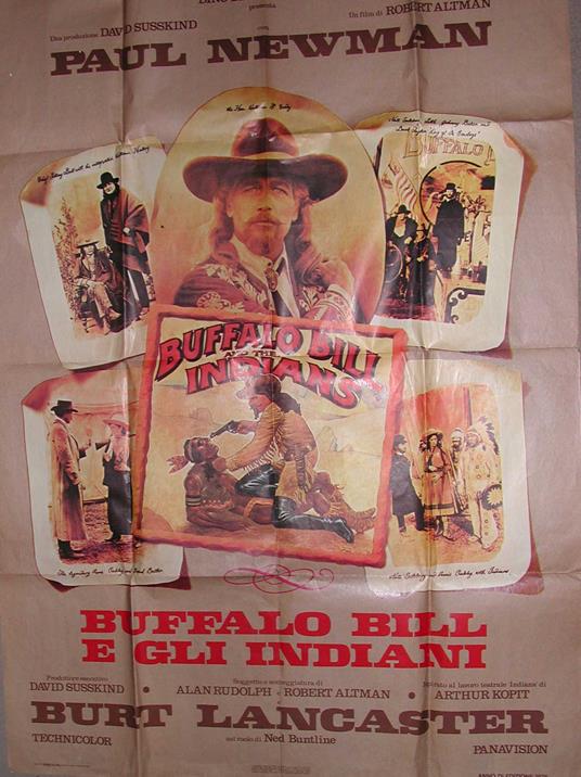 BUFFALO Bill e gli indiani. Paul Newman. Burt Lancaster. Regia di Robert Altman. [1976] - copertina
