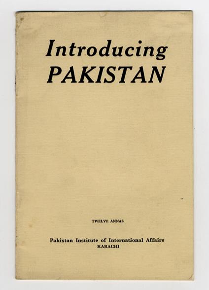 INTRODUCING Pakistan - copertina