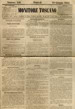 MONITORE Toscano. Numero 148. Martedì 30 giugno 1857