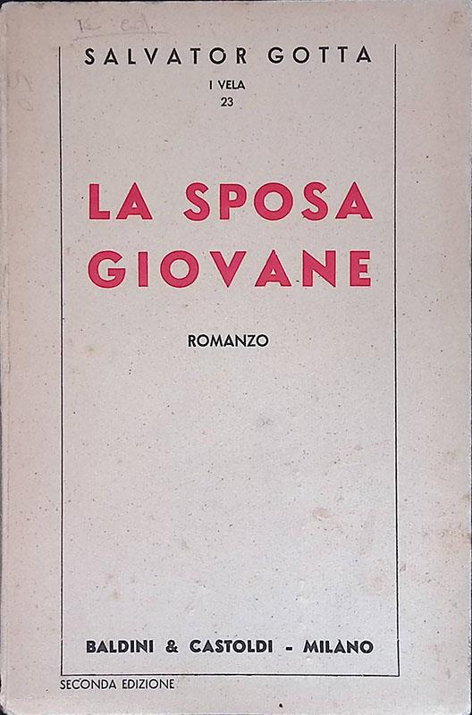 sposa giovane - Salvator Gotta - copertina