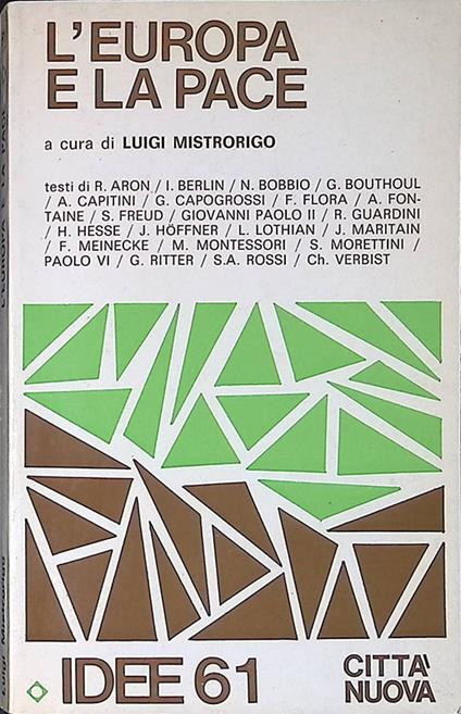 L' Europa e la pace - copertina