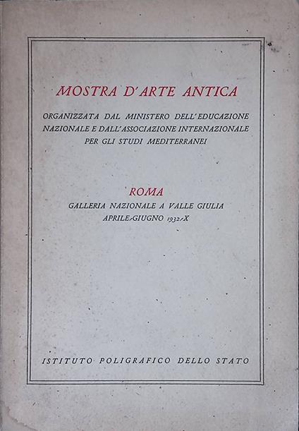 Mostra d'arte antica - copertina