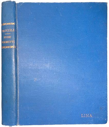 Primi poemetti - Giovanni Pascoli - copertina