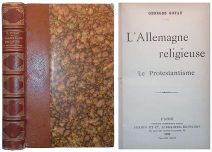 L' Allemagne religieuse. Le Protestantisme - copertina