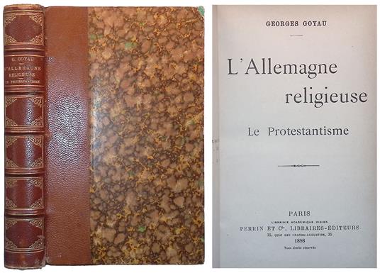 L' Allemagne religieuse. Le Protestantisme - copertina