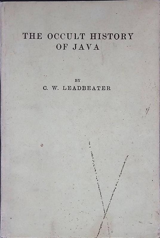 The occult history of Java - copertina