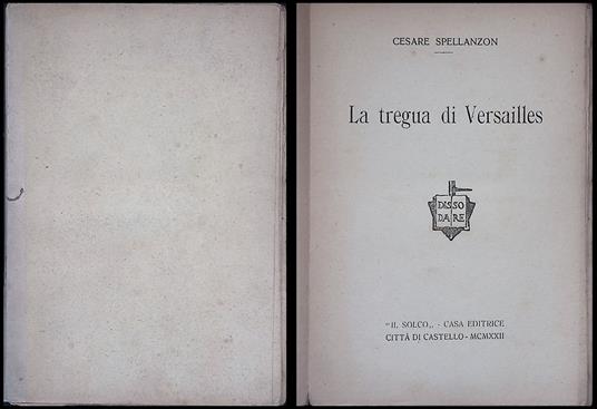 tregua di Versailles - copertina