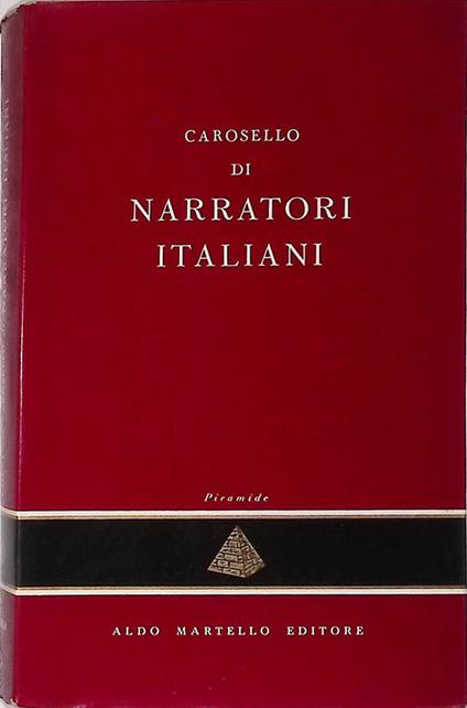 Carosello di narratori italiani - copertina