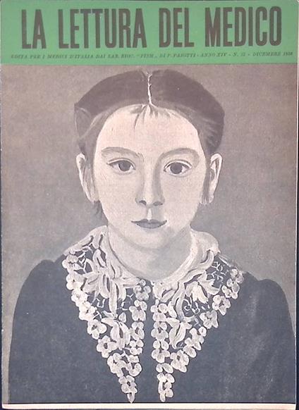 lettura del medico. Anno XIV n.12 dicembre 1956 - copertina