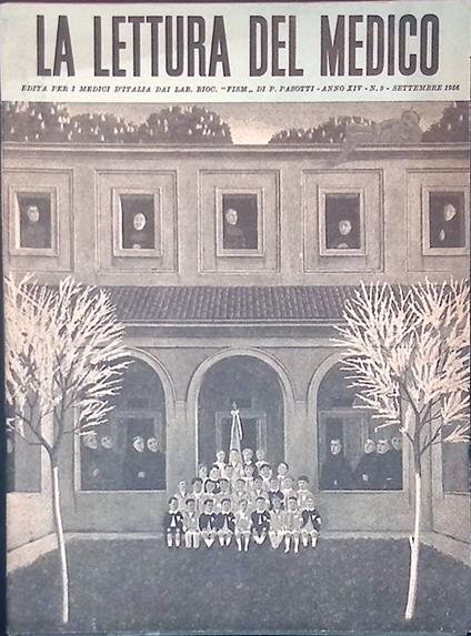 lettura del medico. Anno XIV n.9 settembre 1956 - copertina