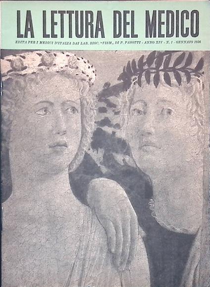 lettura del medico. Anno XIV n.1 gennaio 1956 - copertina