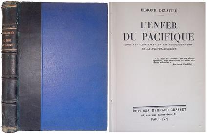 L' enfer du Pacifique. Chez les cannibales et les chercheurs d'or de la Nouvelle-Guinée - copertina