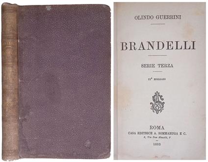 Brandelli. Serie Terza - Olindo Guerrini - copertina