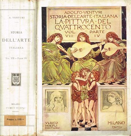 Storia dell'arte italiana. La pittura del quattrocento. Vol.VII, parte IV - Adolfo Venturi - copertina