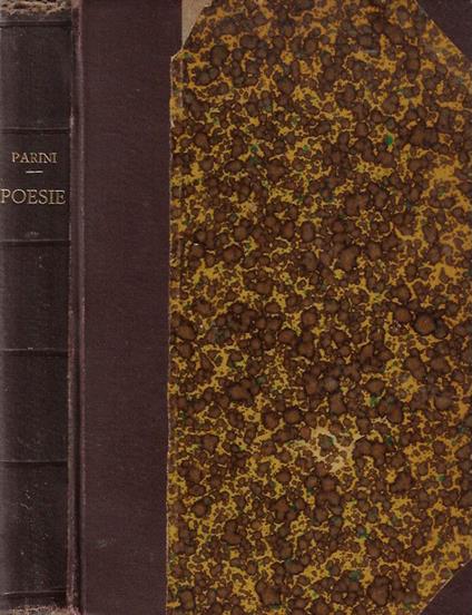 Poesie - Giuseppe Parini - copertina