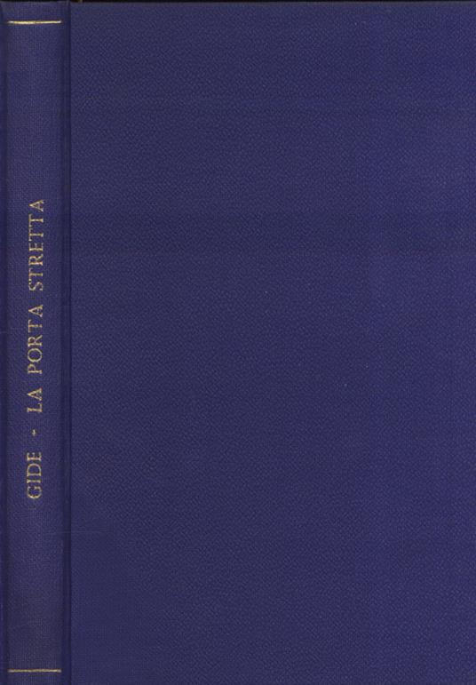 La porta stretta - André Gide - copertina
