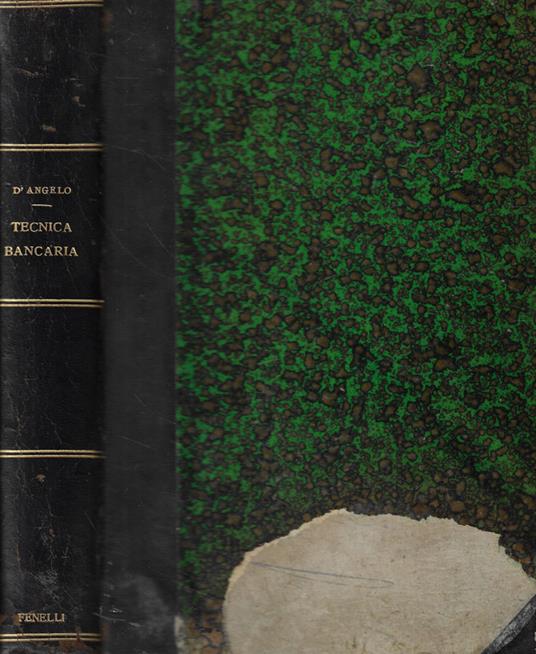 Trattato di tecnica bancaria - Pasquale D'Angelo - copertina