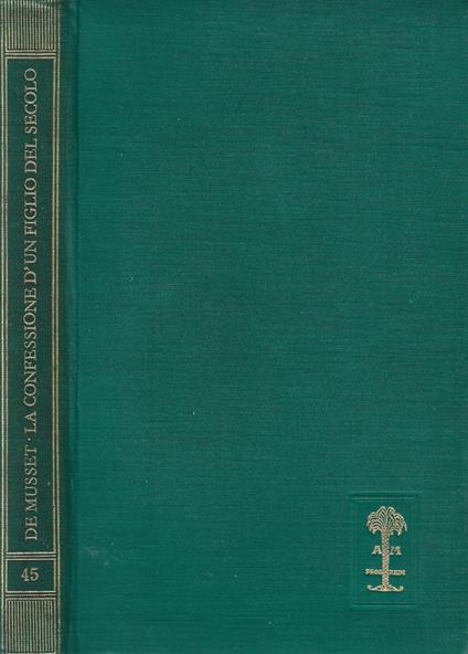 La confessione d'un figlio del secolo - Alfred de Musset - copertina