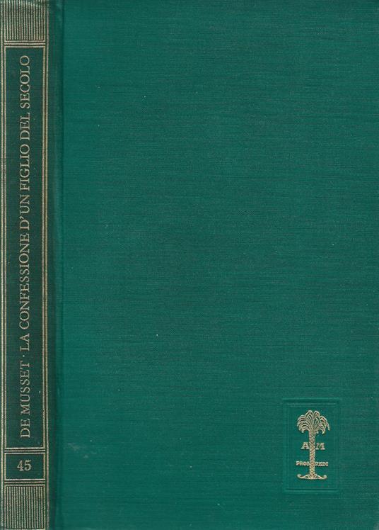 La confessione d'un figlio del secolo - Alfred de Musset - copertina