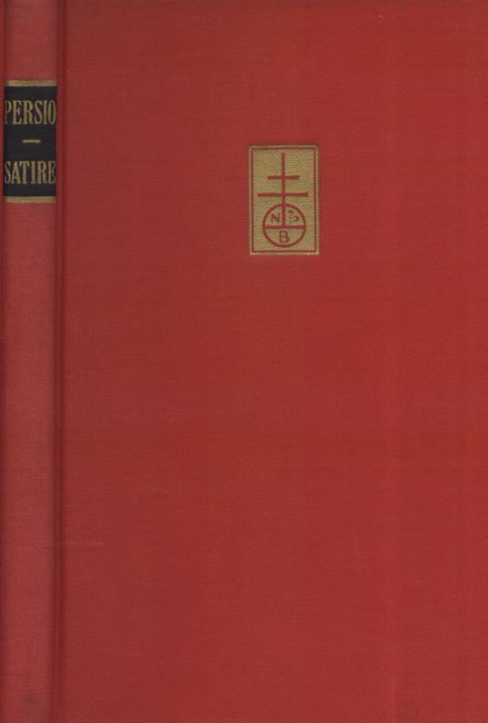 Satire - A. Flacco Persio - copertina