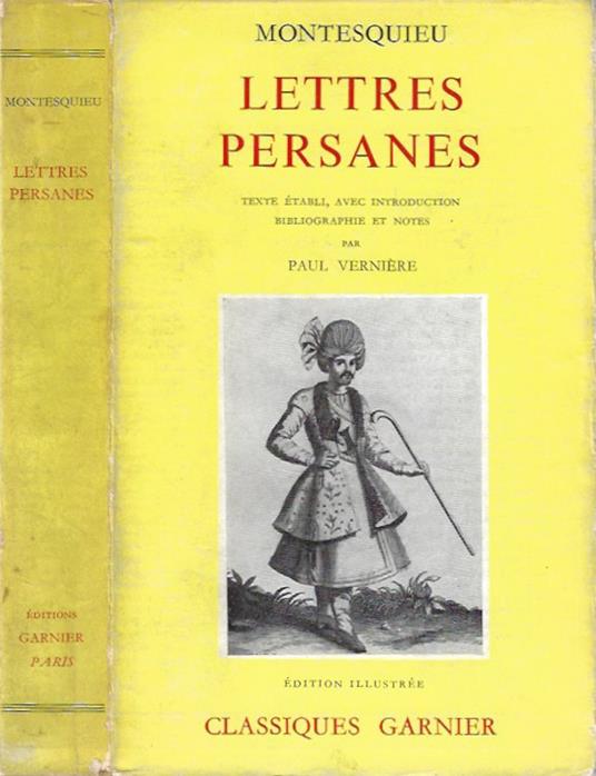 Lettres Persanes - Charles L. de Montesquieu - copertina