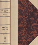 The journal of interdisciplinary history, volume XXXVIII, 2007-08