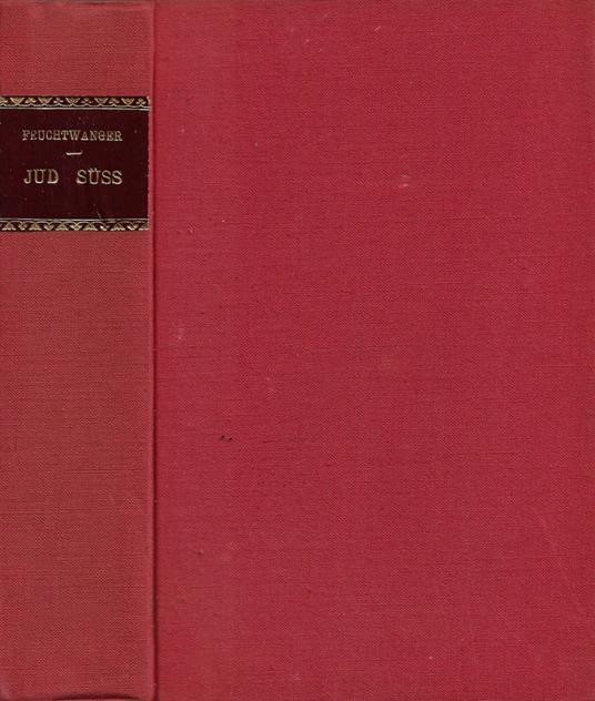 Jud Suss - Lion Feuchtwanger - copertina