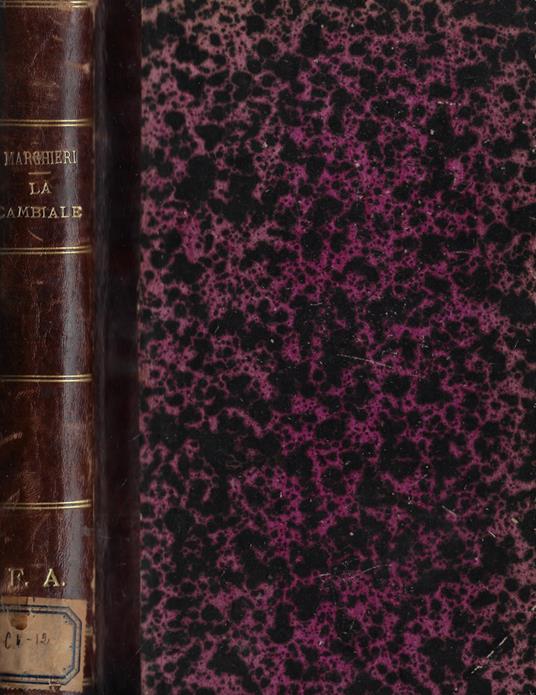 La cambiale - Alberto Marghieri - copertina