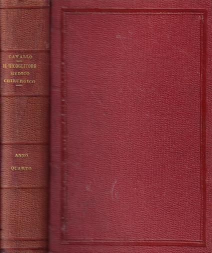 Il Morgagni Anno 1862 - copertina