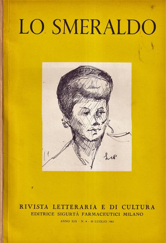 Lo smeraldo, anno XIX, numero 4, 1965 - copertina
