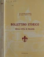 Bollettino storico della città di Foligno. Vol. XII Anno 1988