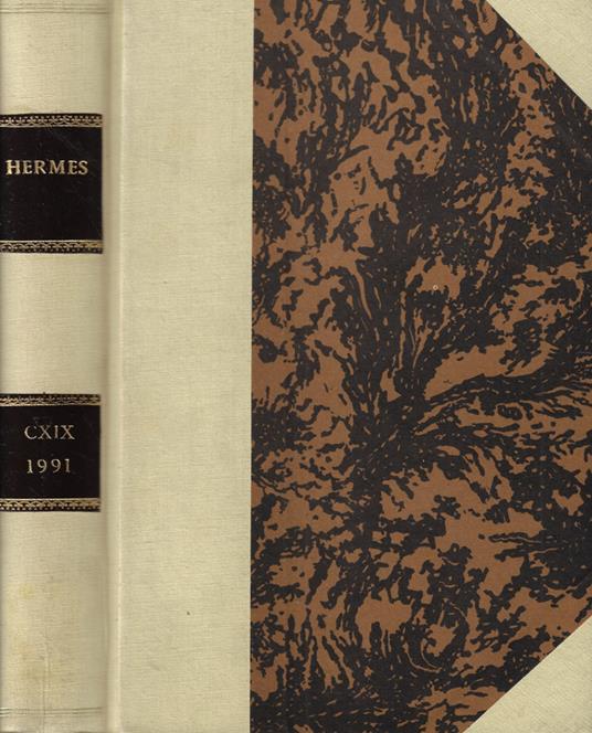 Hermes Vol. 119 Anno 1991 - copertina