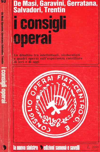 I consigli operai - copertina