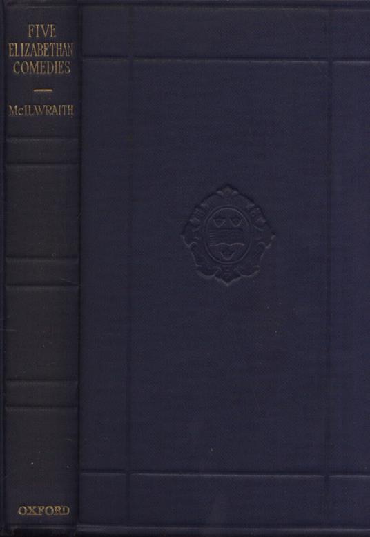 Five elizabethan comedies - copertina