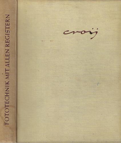 Fototechnik mit allen registern - copertina