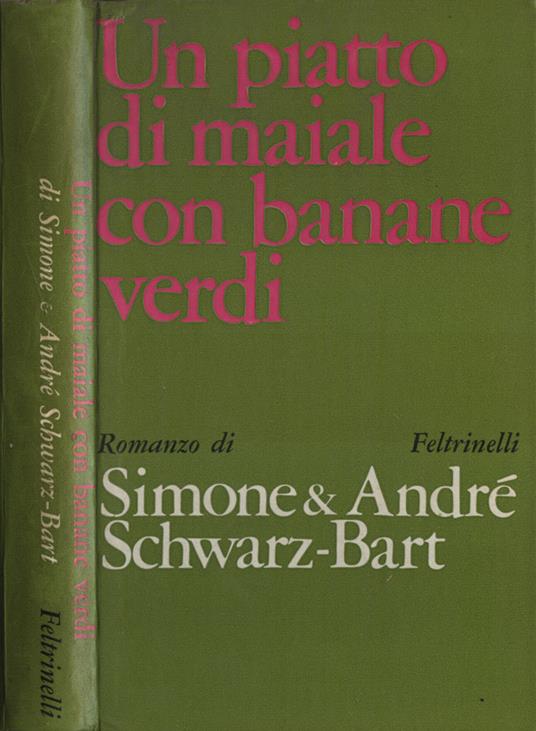 Un piatto di maiale con banane verdi - copertina