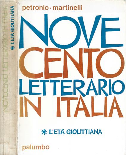 Il Novecento letterario in Italia - copertina