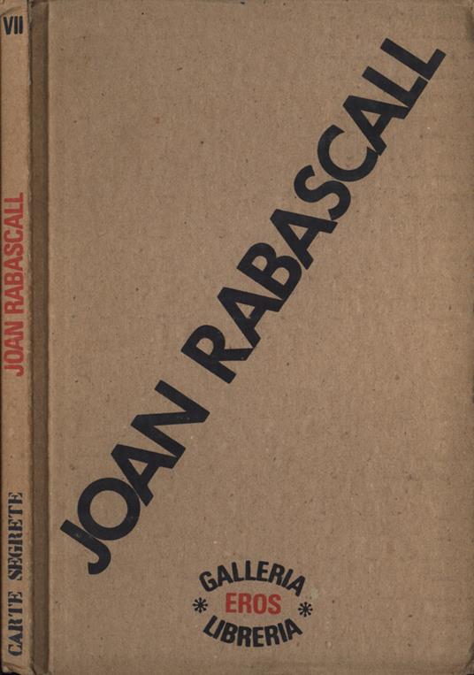 Joan Rabascall - copertina