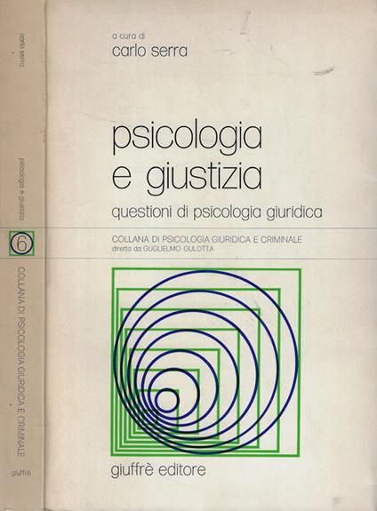 Psicologia e giustizia - copertina