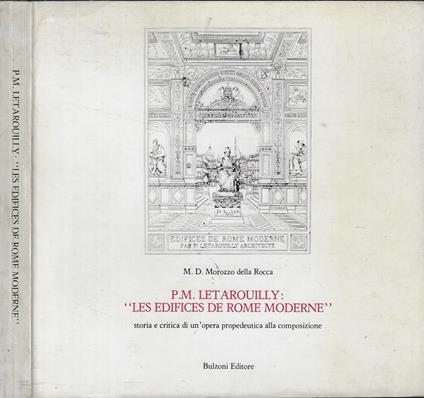 P.M. Letarouilly: les edifices de Rome moderne - copertina