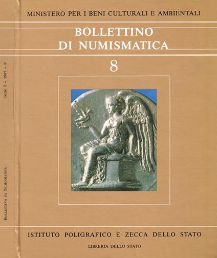 Bollettino di numismatica n.8, gennaio-giugno, anno 1987 - copertina