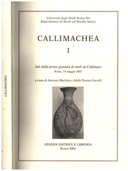 Callimachea i - copertina
