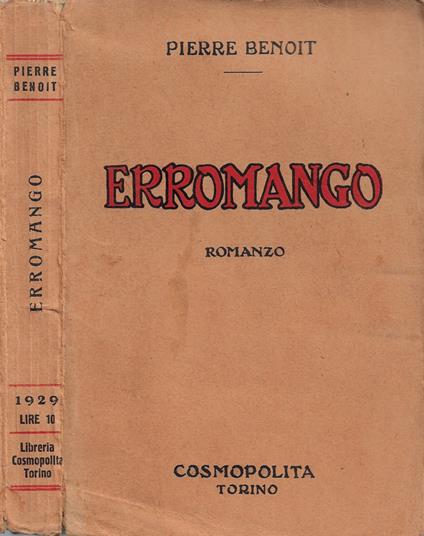 Erromango - Pierre Benoit - copertina