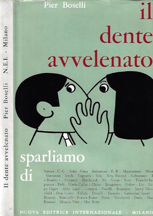 Il dente avvelenato - Pier Boselli - copertina